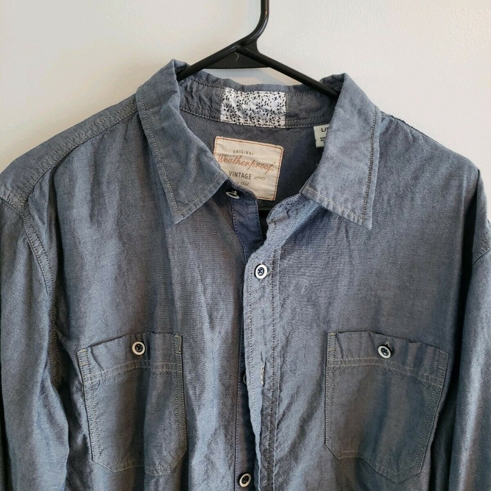 Weatherproof Vintage Men's L Button Down Shirt